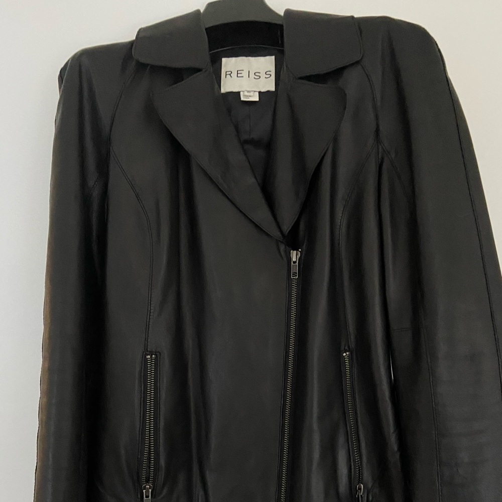 Reiss leather jacket